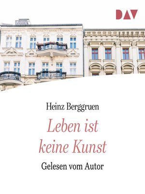 cover image of Leben ist keine Kunst